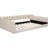 Beige Velvet Full Xl Daybed With Side Pocket Storage - Stylish And Functional Bed For All Rooms No Box Spring Needed, Simple Install Upholstered In Modern Practical Various Areas Spring, Easy To