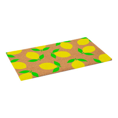 Paillasson citron 17 po x 29 po