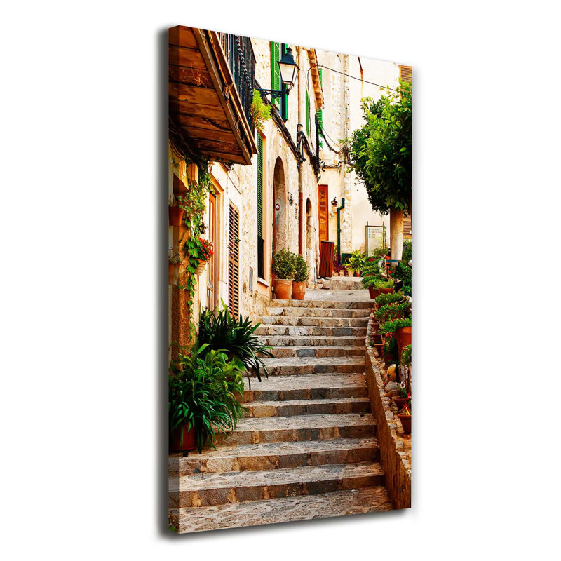Streets In Spain - Wrapped Canvas Print