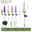 4 Pack Solar Delphinium Flower Stake Lights