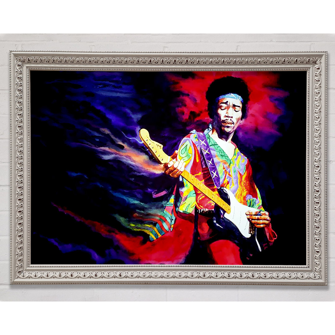 Jimi Hendrix Lightning Fast - Druck