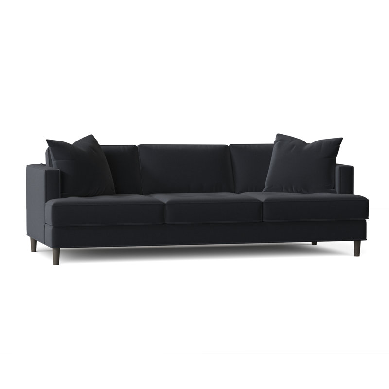 Upholstered 84'' Sofa, Gypsy Navy Performance Microfiber