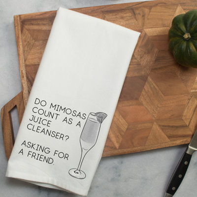 Juice Cleanser Printed Tea Towel