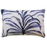 Tropical Floral Sunbrella® Indoor/Outdoor Reversible Throw Pillow