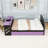Full Daybed with Built-in Desk and USB Port and Twin Size Trundle-1839793039