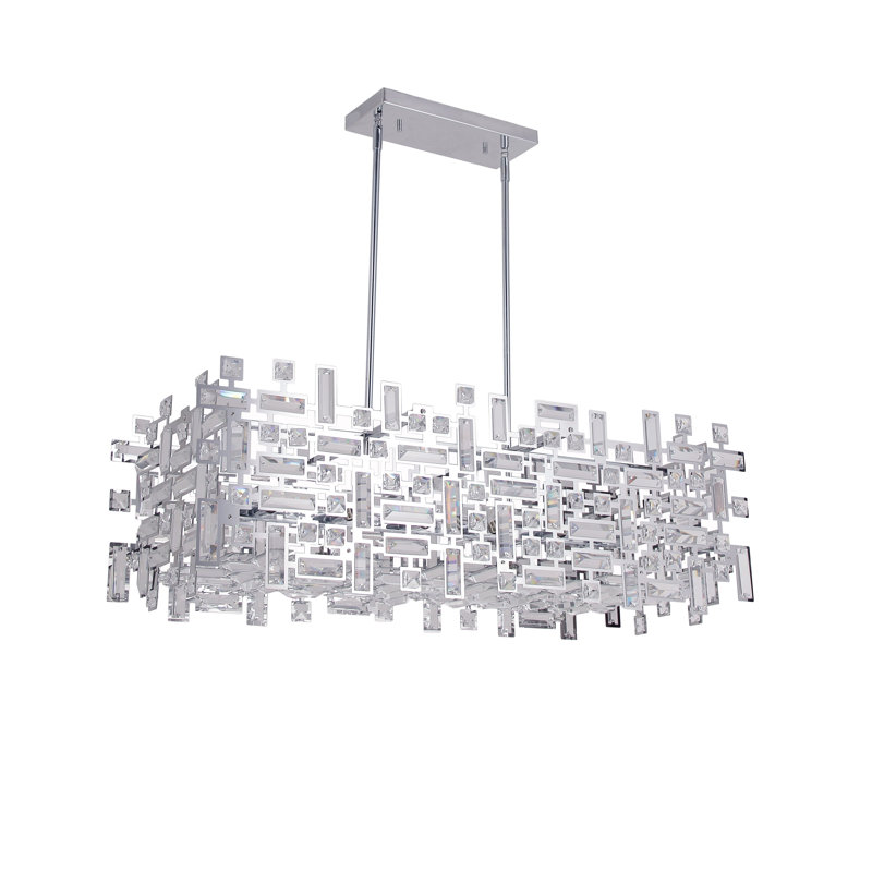Lustree en cristal 9 lumières Hilliard