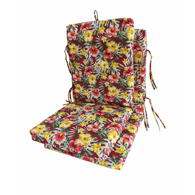 Bay Isle Home™ Set of 2 Outdoor Seat/Back Cushions