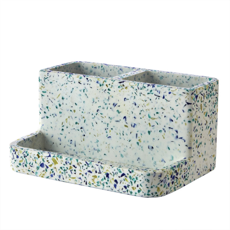 Speckled Terrazzo Toothbrush Holder