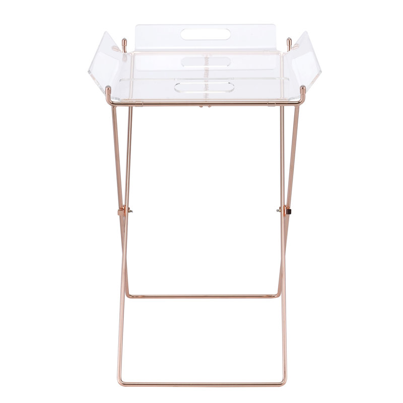 Table de bout, cuivre, 1 pièce, plateau amovible