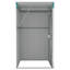 Wall-mounted Garden Shed Outdoor Tool Storage Shed Galvanised Steel-115281291-115281286