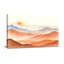 «Landscape & Nature Sunset Mountains Layers», reproduction d'art sur toile-1383975334