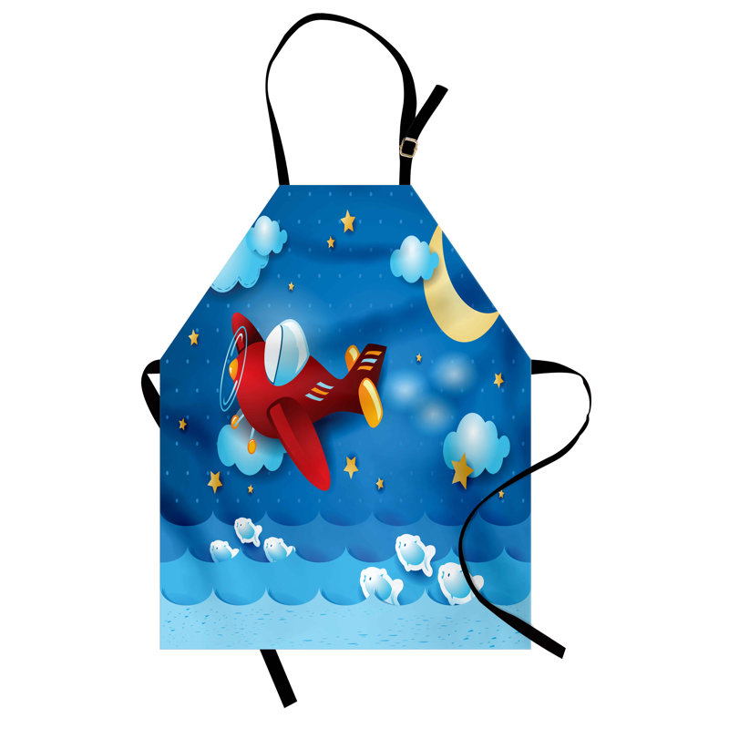 No Pattern Bib Apron