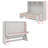 Full-Sized  Murphy Bed, Integrated With A Practical Built-In Workstation