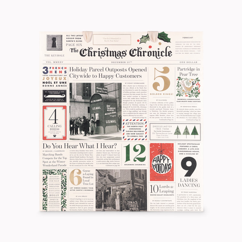 Grand sac-cadeau, Chronique de Noël