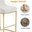 Besik Counter Stool with Metal Frame-446052283