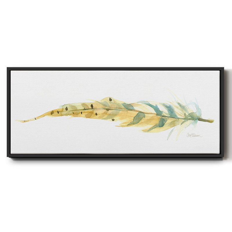 Tail Feather III- Framed Canvas
