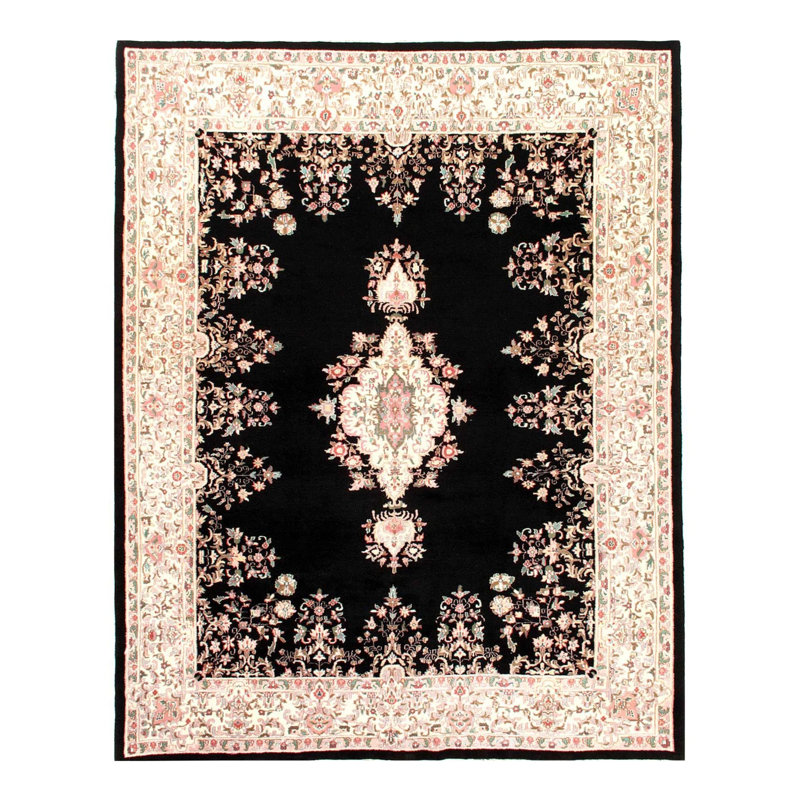 Oriental Area Rug in Black