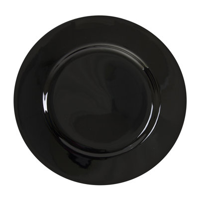Assiette à dîner 9 po Black Rim