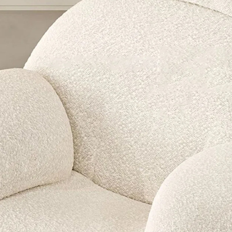 Chaise berçante simple blanc