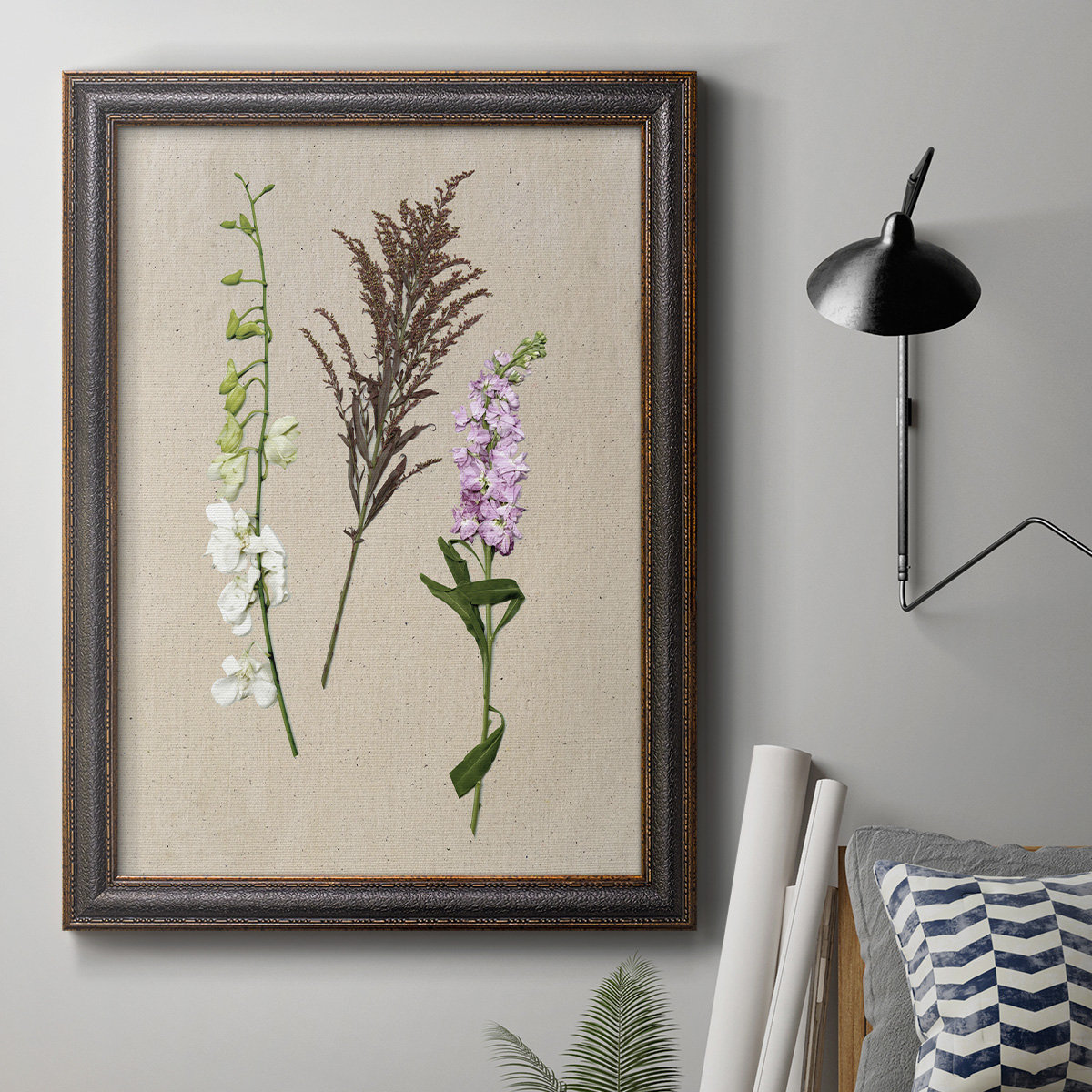 Framed Pressed Botanicals Lavender Blossom