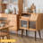 Walnut&Cherry Solid Wood Sideboard