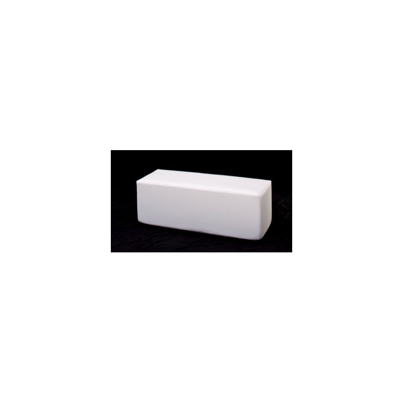 Dashes Rectangle Soft Seating, Chill White