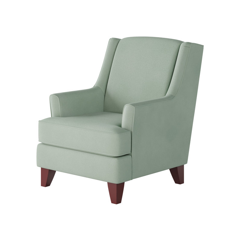 Venton 32" W Wingback Chair, Bella Eucalyptus Polyester