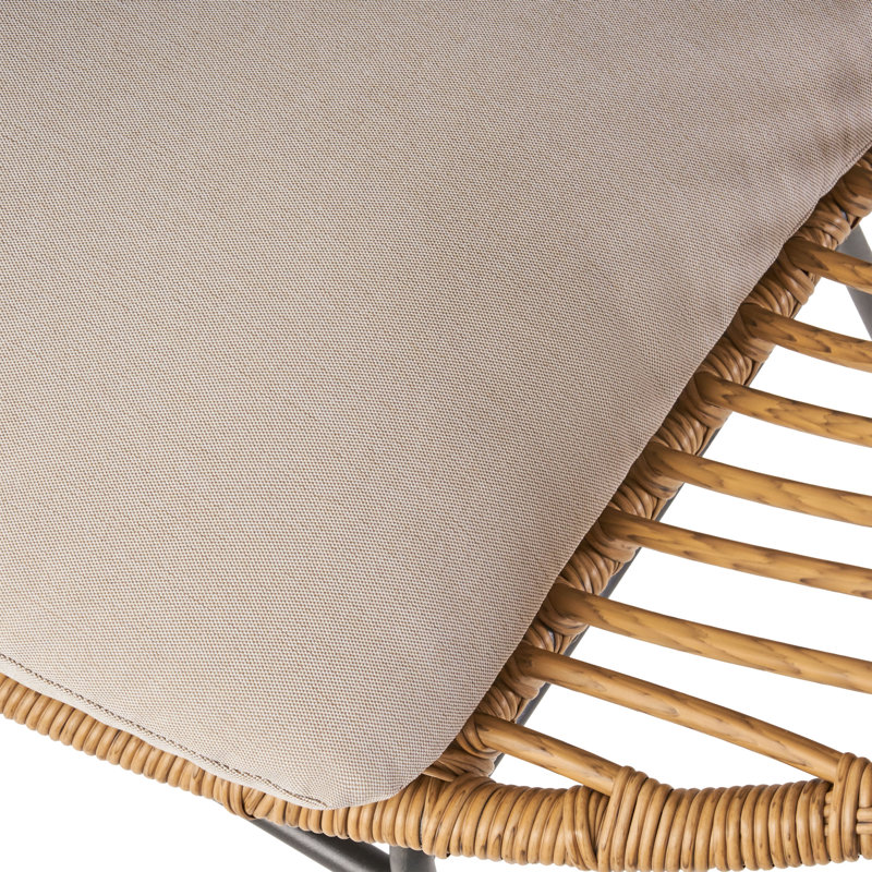 Fauteuil Papasan large de 93,98 cm, englund, Beige, Brun pâle
