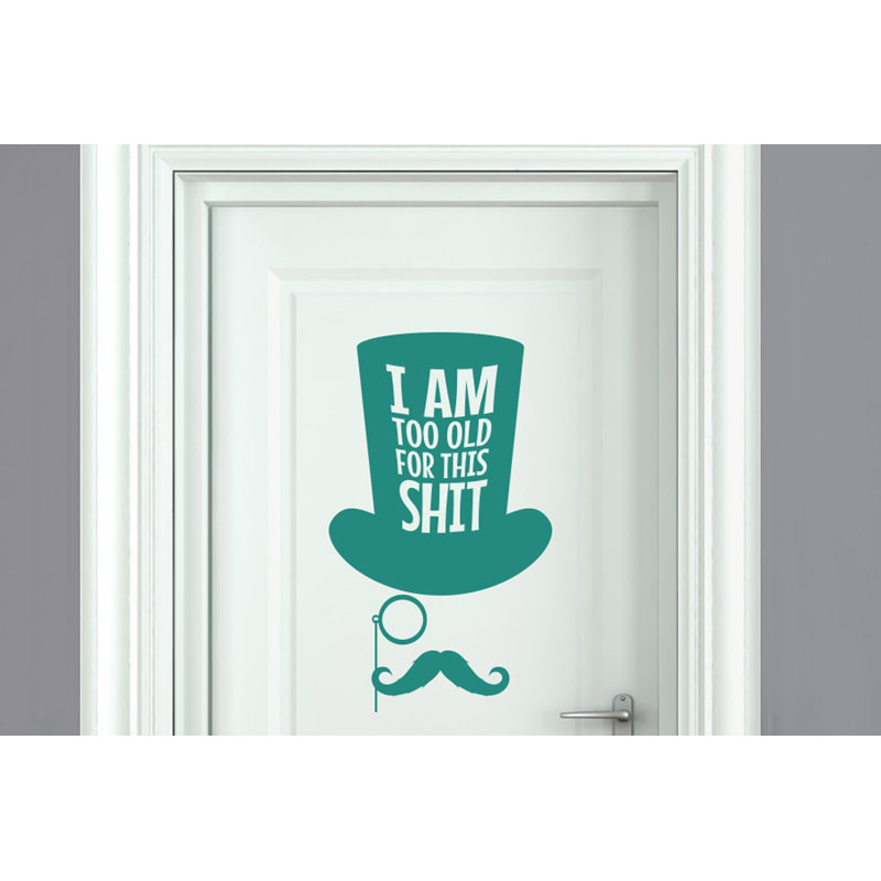 Wall Decal, Aqua Green