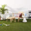 Haven Solid Wood Adirondack Chair with Ottoman