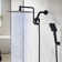 Multi Function Adjustable And Dual Shower Head with Handheld Combo