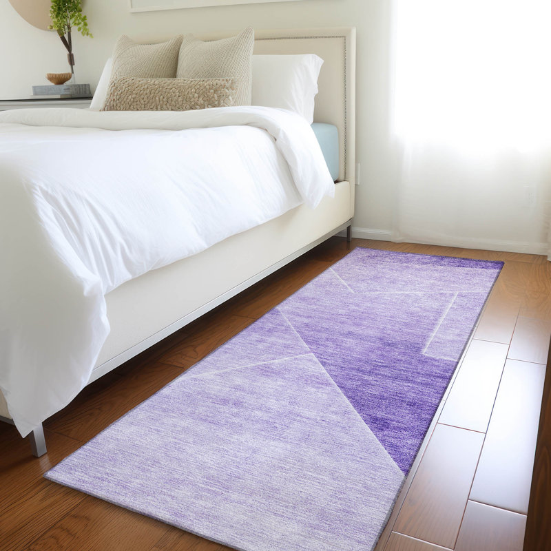 Malchow Washable Geometric Indoor / Outdoor Rug, Runner 2'3" x 7'6"