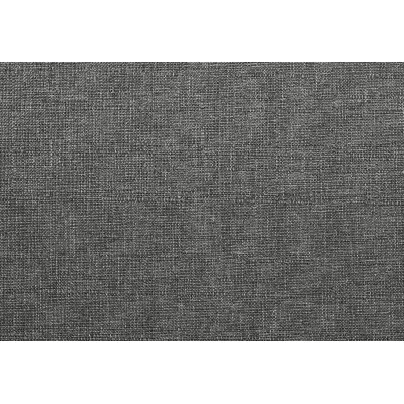 Fauteuil Lyelah, 100 % polyester gris clair