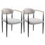 Chaise d'appoint rembourrée, fauteuil d'appoint Boucle-116545802