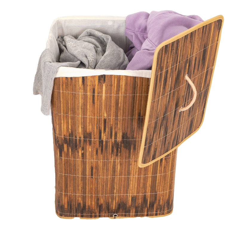 Panier à linge en bambou