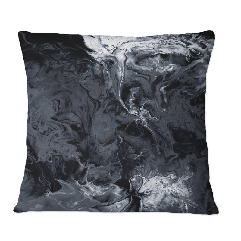 Coussin White Clouds On - imprimé moderne, 16 po x 16 po