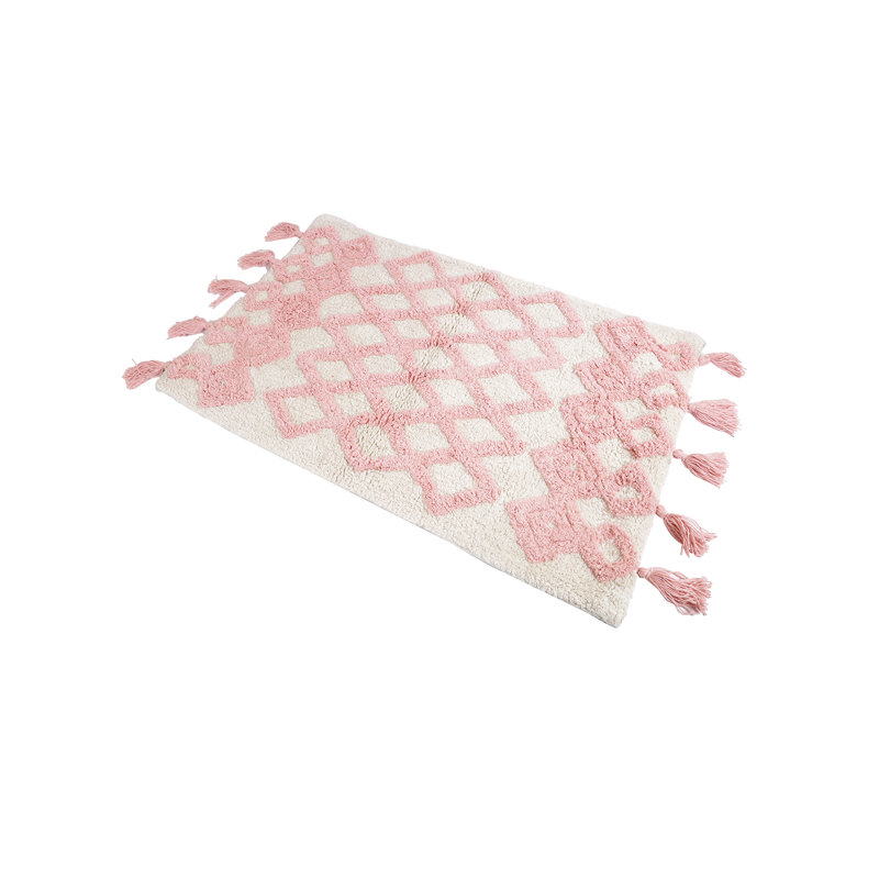 Jameion Cotton Blend Non-Slip Bath Rug