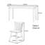Ensemble de table multifonctionnel en bois massif raffiné-111362419