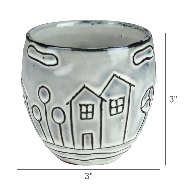 Cache-pot d'intérieur en céramique Cadem