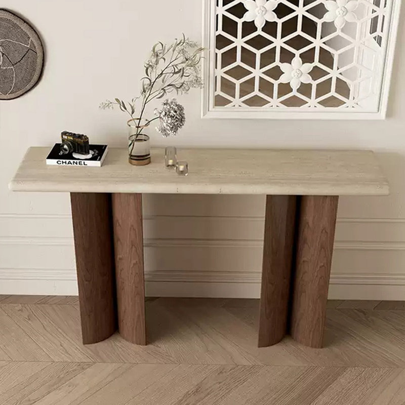 Une console naturellement simple, H 33,46 po x l 55,12 po x P 15,75 po