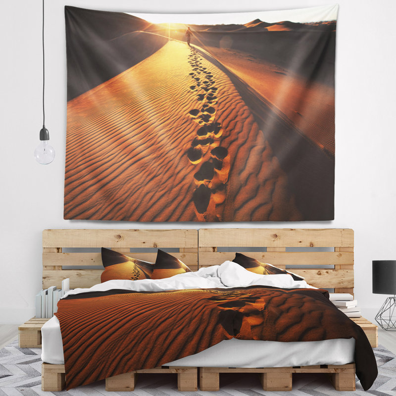 Tapisserie de namib hikers landscape, H 32 po x l 39 po