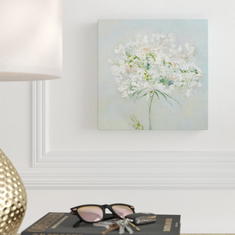 « doux summer i », peinture sur toile tendue, H 10 po x l 10 po x P 1,5 po