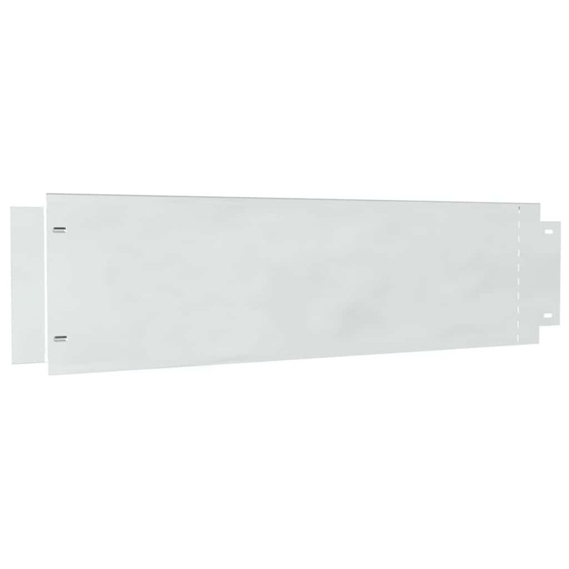 25cm H x 100cm W Galvanised Steel Lawn Edging