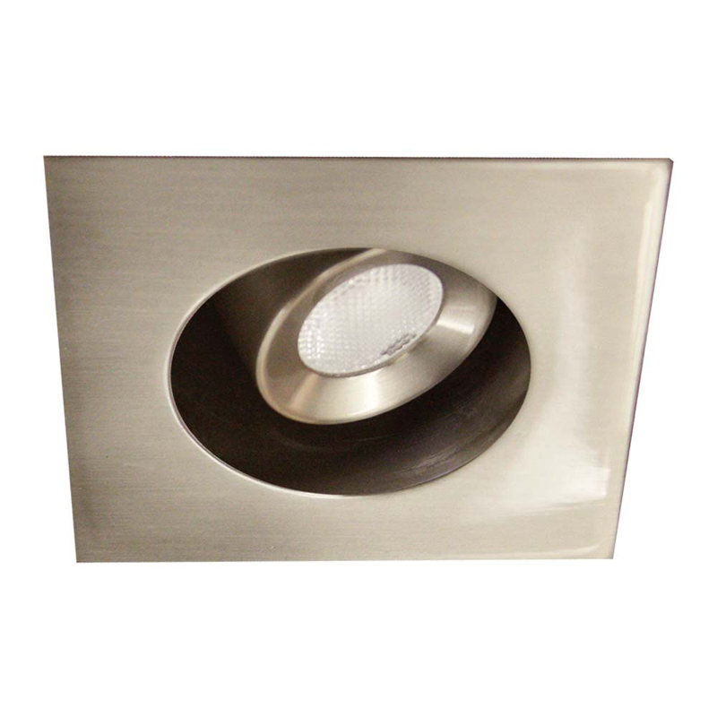 Garniture encastrée ledme, Nickel brossé, Blanc froid