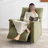 Single Sofa Ergonomic Chenille Functional Recliner-790434552