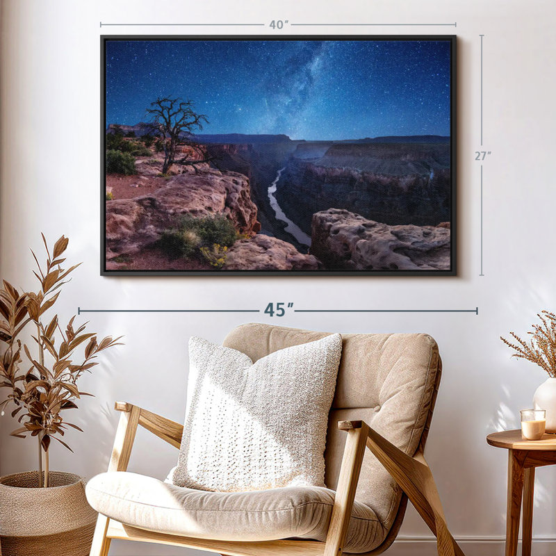 Impression sur toile Grand Canyon, H 27 po x l 40 po