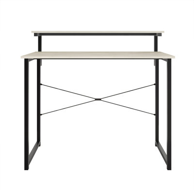 Bureau d'écriture en métal avec tablette