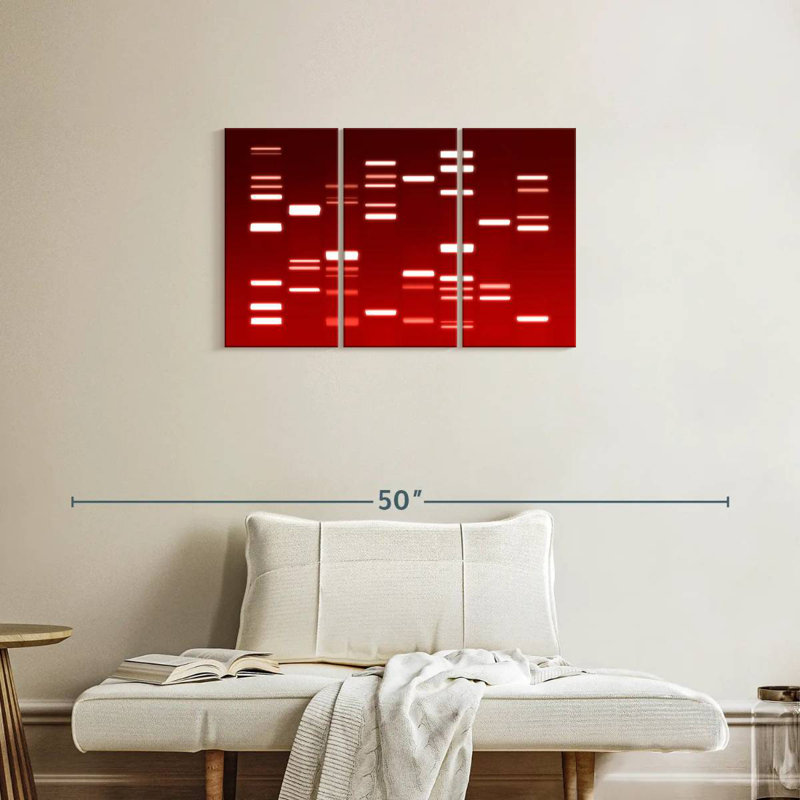 Keiri DNA Red, 20" H x 33" W