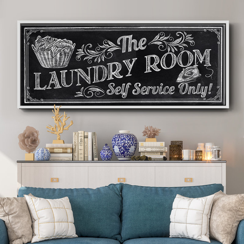 Self Service- Framed Canvas