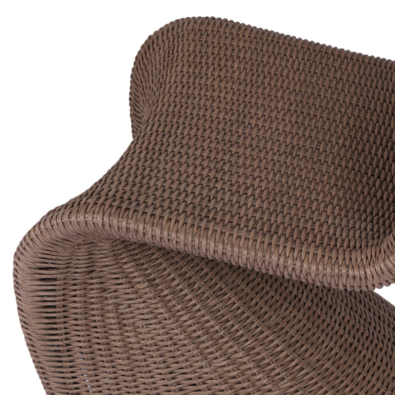 Portia Patio Chair, Tanned Weave